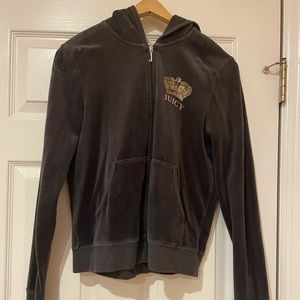 Juicy Couture Zip up top genuinely from the early 2000’s, brown, size XL